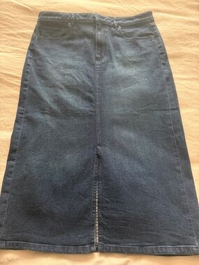 Ann Taylor Factory Dark Blue Denim skirt